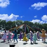 Maypole Dance Around Holding Ribbons In May The 3M Pole