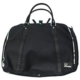 FRED PERRY フレッドペリー シックカジュアル キャンバスデイバッグ ブラック BAG L2151-102