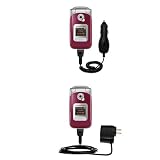 Essential Kit for the Sony Ericsson z530c - includes Car and Wall Charger with Rapid Charge Technology - Gomadic Brand w/ TipExchange Technology