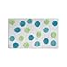 InterDesign Glee Bath Rug, 34-Inch by 21-Inch, Rain Dot