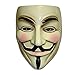 ZLLJH V for Vendetta Mask Guy Fawkes Anonymous Halloween Masks Fancy Dress Costume