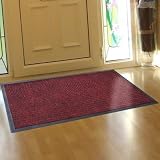 NEW ENTRANCE BARRIER DOOR MAT RED WITH BLACK