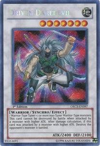  Yu-Gi-Oh! - Driven Daredevil (ORCS-EN097) - Order of Chaos - 1st Edition - Secret Rare