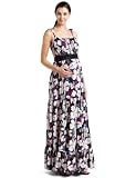 41kBLudhM6L. SL160  Everly Grey Womens Maternity Poppy Butterfly Print Dress, Black/Purple, X Large