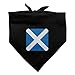 Scotland Scottish Country Flag Dog Pet Bandana - Black