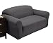 Stretch Sensations Optic Loveseat Stretch Slipcover, Gray