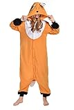 Newcosplay Birthday Present Adult Unisex Costume (S, Brown Fox)
