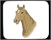 Decorated Mouse Pad with horse, gnagga, equine, animal, farm, verb