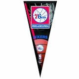 NBA Philadelphia 76ers Premium Quality Pennant 17-by-40 inch