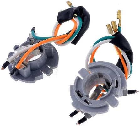 2PCS 3 Wired Motorcycle Light Lamp Socket Gray for Suzuki GN125