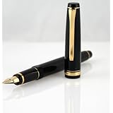Namiki Falcon Fountain Pen - Black, Fine Nib 60152