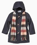 Trilogi Nordic Country Boys Hooded Wool Toggle Coat with Scarf