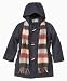 Apparel : Trilogi Nordic Country Boys Hooded Wool Toggle Coat with Scarf