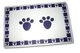 Pet Paws Blue Placemat, Dog Bowl, Dogs, Home & Garden