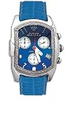 Aqua Master Women's Small Rectangular Domed-Crystal Loop Diamond Watch