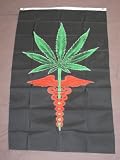 41kBYJVjLNL. SL160  Medical Marijuana Pot Leaf 420 Flag   Nylon Polyester  (3 x 5)