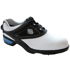 $225 Footjoy REELFIT 53816 White Black Golf Shoes by Footjoy