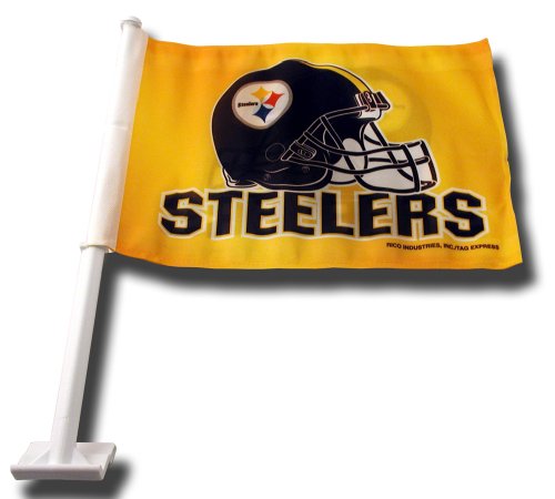 Pittsburgh Steelers Car Flag (Gold)
