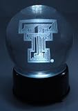 Texas Tech Logo Etched In Crystal, Base Musical And Lit. School'S Fight Song Plays.