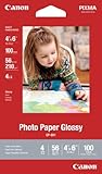 Canon Photo Paper Glossy 4 x 6 Inches, GP-601, 100 Sheets (8649B002)