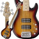 G&L Tribute L-2500 Bass (Five String, 3 Tone Sunbursts, Hard Rock Rosewood Neck)