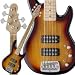 G&L Tribute L-2500 Bass (Five String, 3 Tone Sunbursts, Hard Rock Rosewood Neck)