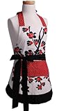 Flirty Aprons Girl's Original Apron, Cherry Blossom