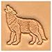 Springfield Leather Company Wolf 3D Leather Stamp (Left Facing)
