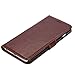 iPhone 6 Plus Case, LK [Stand Feature] iPhone 6 Plus Wallet Case, PU Leather Case Flip Cover + Screen Protector & Stylus for iPhone 6 Plus (Brown)