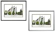 Boston University Undergrad Framed Collegiate Campus Lithograph