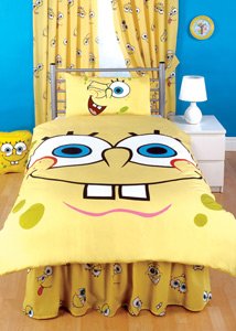 Childrens Toyshop  Toys : Sponge Bob Square Pants Duvet Cover with Pillow Case