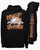 Harley-Davidson® Men's Screamin' Eagle Lightning Hooded Sweatshirt. HARLMS00500