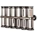 Zevro MSR1400 Zero Gravity Magnetic Spice Rack with 12 Canisters