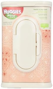 Huggies Natural Care Baby Wipes, Designer Tub, 4 Tubs of 40 Wipes (160 Total)