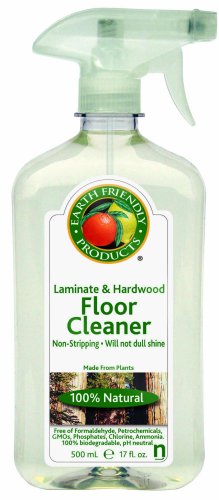 Earth Friendly Products Floor Cleaner, 17-Ounce Bottle (Pack of 6)