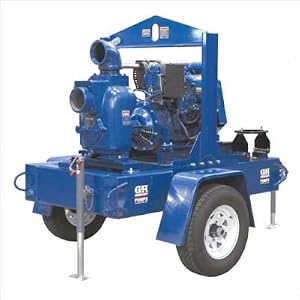 Highway Ready 6 GR Trash Pump with Electric Start 52.0 HP John Deere Water Cooled Diesel... by 