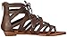 Rampage Women's Santini Cutout Lace-Up Open Toe Ankle Strap Gladiator Sandal