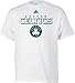 Boston Celtics White adidas True T-Shirt - Medium