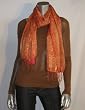 Love Shop Silk Scarf Orange