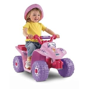 Fisher-Price Barbie Lil Quad Battery Powered Riding Toy - FPC069