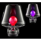 Mathmos Poplight Blue / Red Electronic Mouth Blown Glass Light