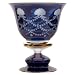 Hand-Engraved Crystal Bowl Candle Lamp-Purple - G213