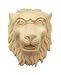 Large lion head onlay - Bass