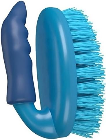 House Cleaning Scrub Brush Green2eco with Good Grips. The Ultimate Household Floor Tile Scrubber. Kitchen Bath Toilet Power Tool with Strong Solid Handle To Remove Any Tough Stains