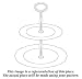 Anne Hathaway Holly Jolly 2-Tiered Serving Tray (DP, SP), Fine China Dinnerware