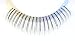 Zinkcolor Human Hair Lower False Eyelashes 75U Under Lashes Bottom
