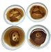 4pcs Ceramics Dog/Panda Relief Seasoning Dishes Sushi Dipping Bowl Appetizer Plate,3.5
