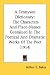Book A Tennyson Dictionary: The Characters And Place-Names Contained In The Poetical And Dramatic Works Of The Poet (1914)