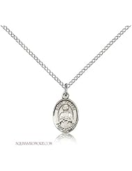 St. Kateri Small Sterling Silver Medal