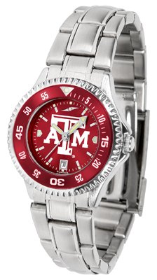 Texas A&M Aggies TAMU NCAA Womens Steel Anochrome Watch